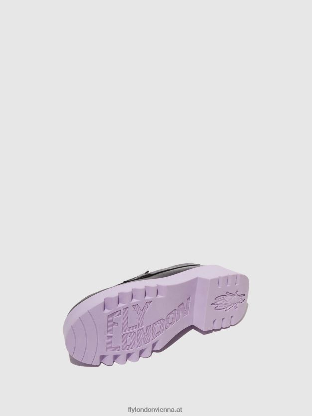 Loafer Schuhe moat948 Frauen Fly London ZV2XXB651 schwarz (violette Sohle)