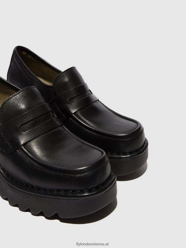 Loafer-Schuhe muly252 Frauen Fly London ZV2XXB676 Schwarz