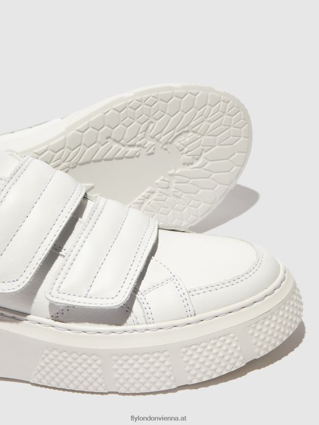 Klett-Sneaker edda513 Frauen Fly London ZV2XXB756 Weiss