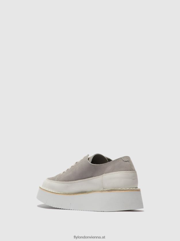 Schnürsneaker cuda099 Frauen Fly London ZV2XXB723 gebrochenes Weiß/Wolke