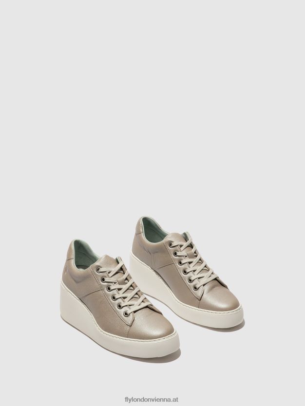 Schnürsneaker delf580 Frauen Fly London ZV2XXB720 Silber