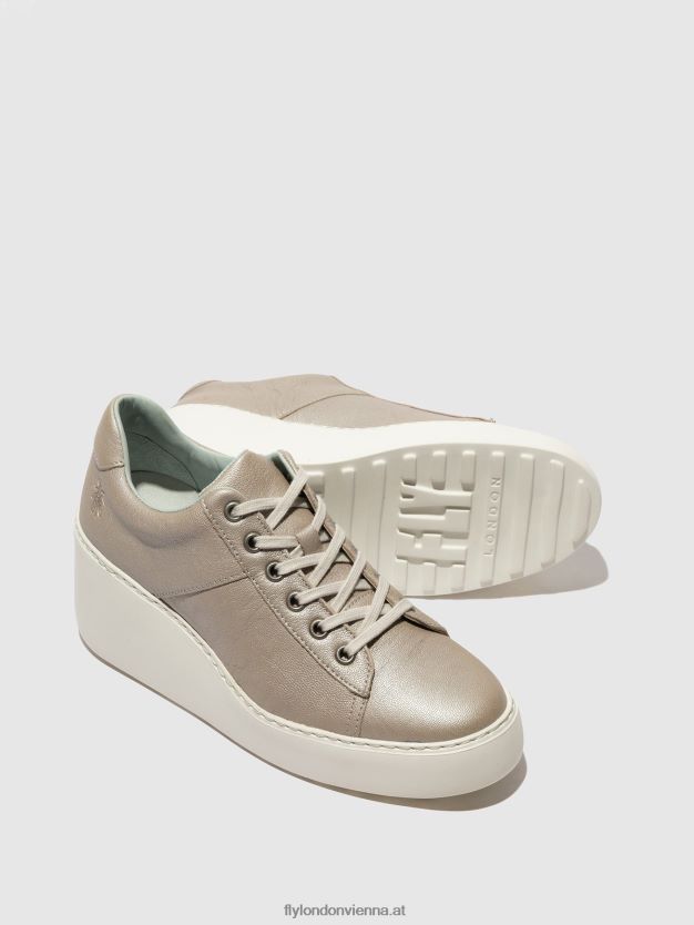 Schnürsneaker delf580 Frauen Fly London ZV2XXB720 Silber