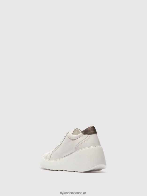 Schnürsneaker dile450 Frauen Fly London ZV2XXB768 Brito weiß