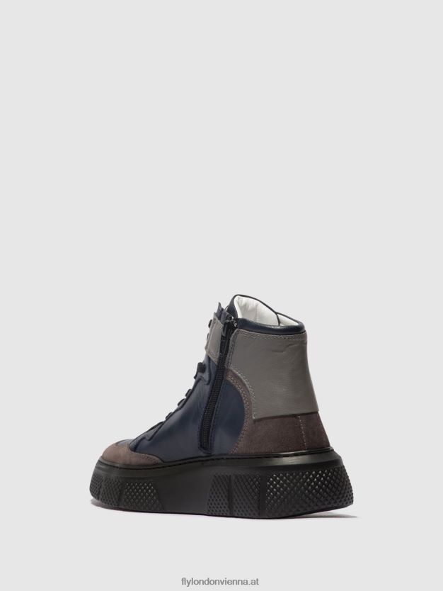 Schnürsneaker eppe531 Frauen Fly London ZV2XXB733 grau/marine