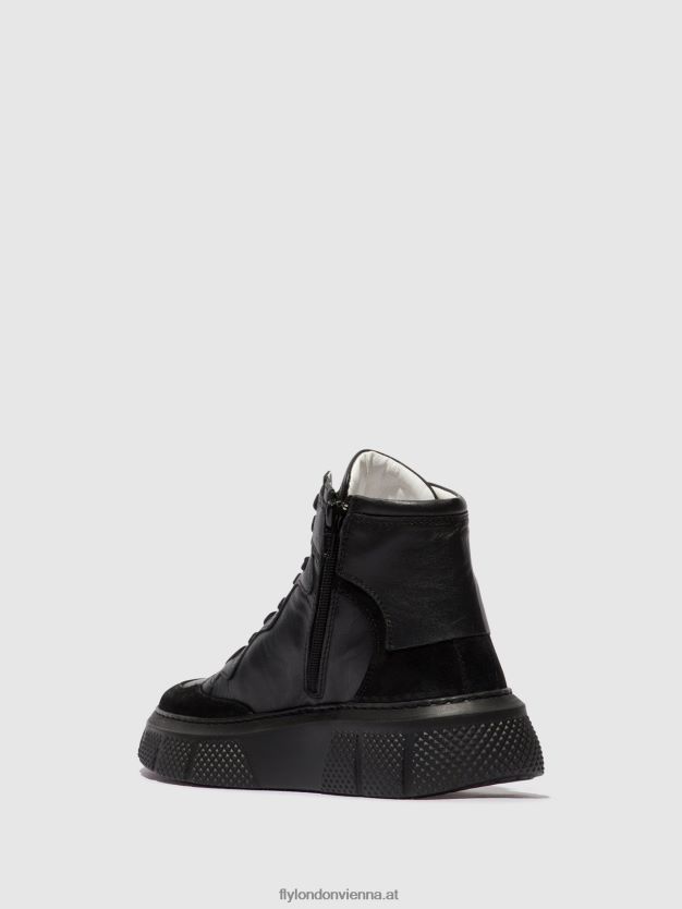 Schnürsneaker eppe531 Frauen Fly London ZV2XXB736 Schwarz