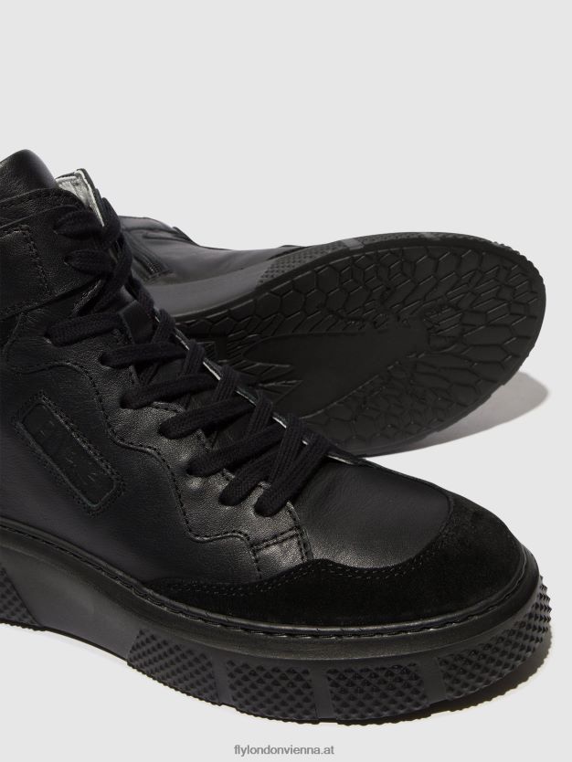 Schnürsneaker eppe531 Frauen Fly London ZV2XXB736 Schwarz