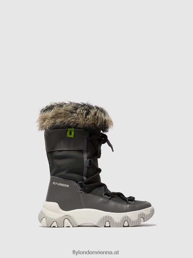 Schnürsneaker fena889 Frauen Fly London ZV2XXB744 Übelkeit grau