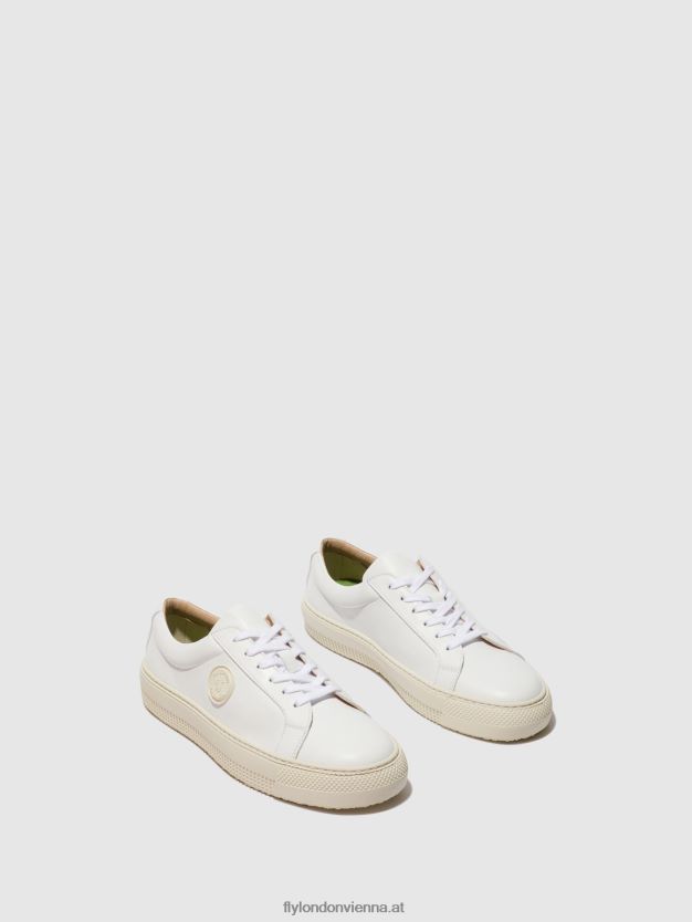 Schnürsneaker tafa587 Frauen Fly London ZV2XXB712 Weiss