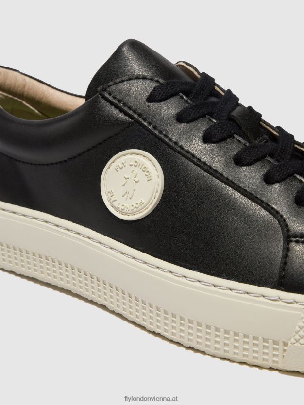 Schnürsneaker tafa587 Frauen Fly London ZV2XXB714 Schwarz
