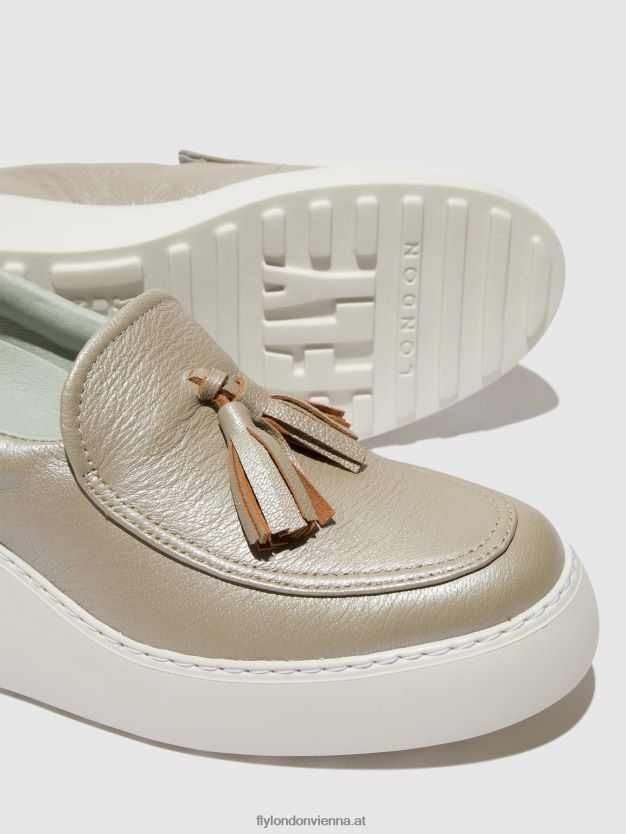 Slip-on-Sneaker dala579 Frauen Fly London ZV2XXB705 Silber