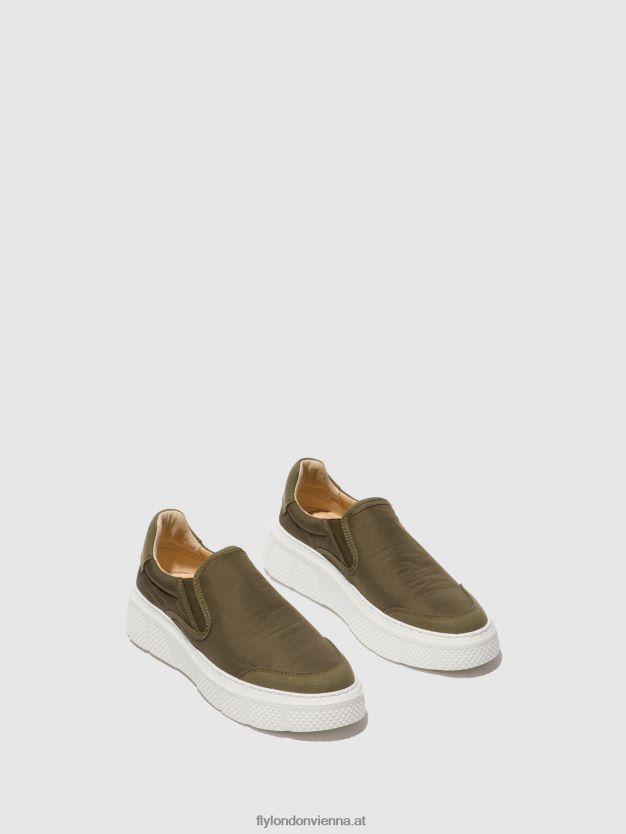 Slip-on-Sneaker elin509 Frauen Fly London ZV2XXB753 khaki