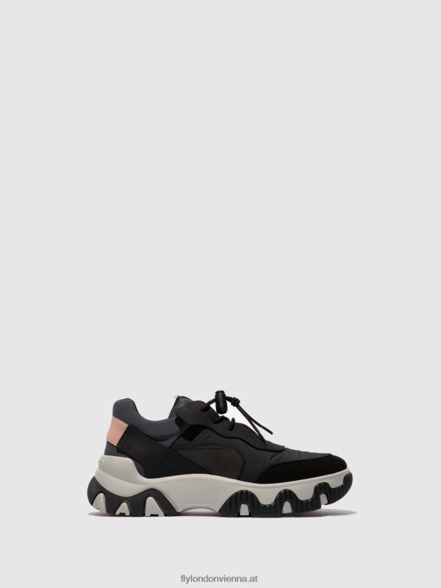 elastische turnschuhe fian634 Frauen Fly London ZV2XXB772 mehrfarbig schwarz