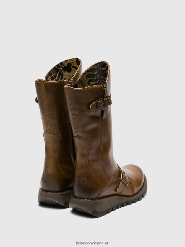 Schnallenstiefel Me 2 Frauen Fly London ZV2XXB346 Kamel