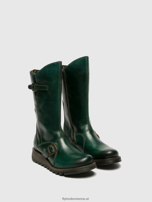 Schnallenstiefel Me 2 Frauen Fly London ZV2XXB350 Benzin
