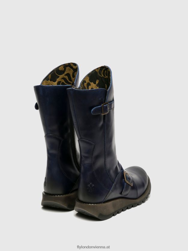 Schnallenstiefel Me 2 Frauen Fly London ZV2XXB351 Blau