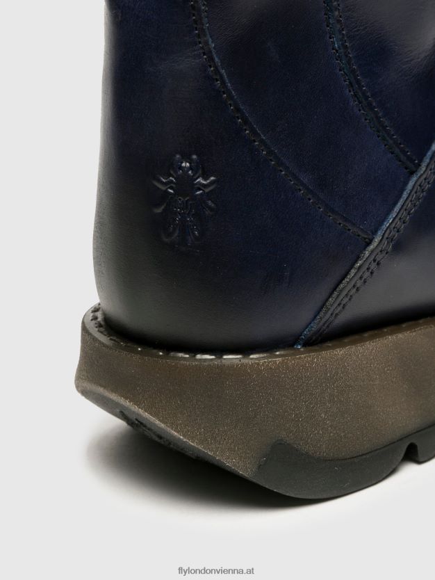Schnallenstiefel Me 2 Frauen Fly London ZV2XXB351 Blau