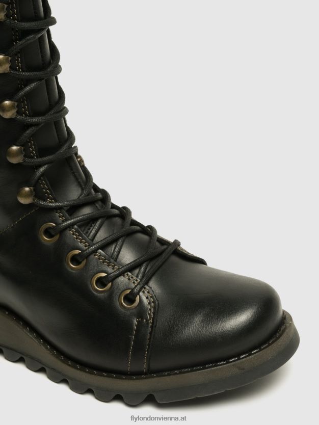 Keilschuhe ster768 Frauen Fly London ZV2XXB666 Schwarz