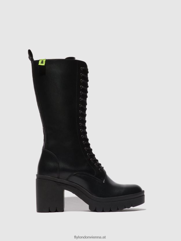 Schnürstiefel taly884 Frauen Fly London ZV2XXB314 tunder black (schwarze Sohle)