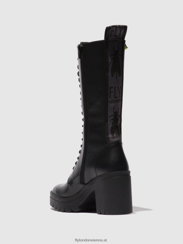Schnürstiefel taly884 Frauen Fly London ZV2XXB314 tunder black (schwarze Sohle)