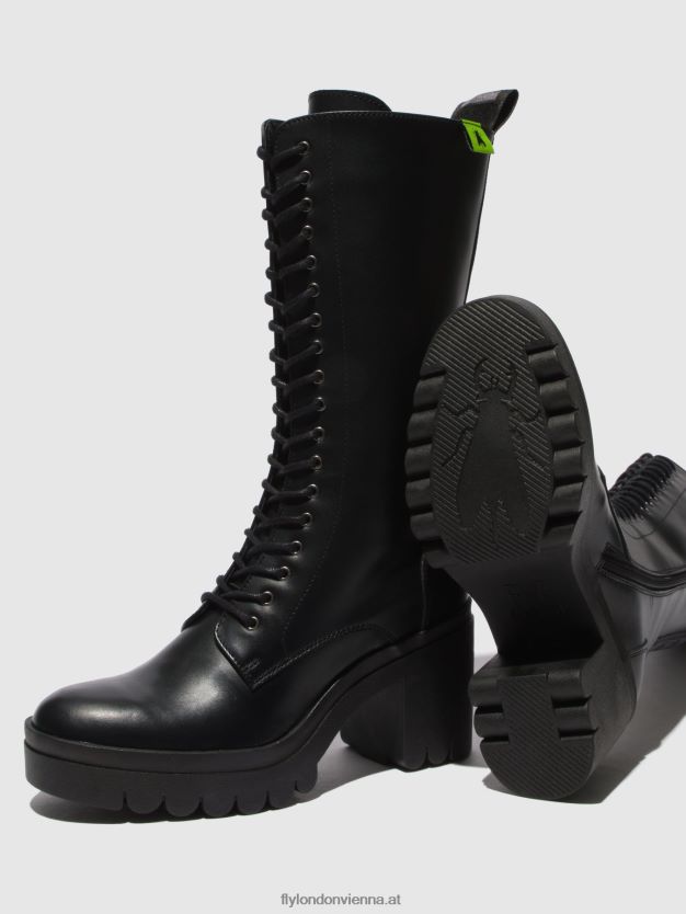 Schnürstiefel taly884 Frauen Fly London ZV2XXB314 tunder black (schwarze Sohle)