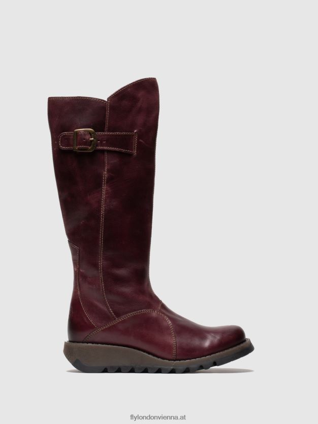 Stiefel mit Reißverschluss Mol 2 Frauen Fly London ZV2XXB340 Teppich lila