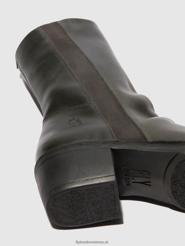 Stiefel mit Reißverschluss mecy092 Frauen Fly London ZV2XXB300 Diesel