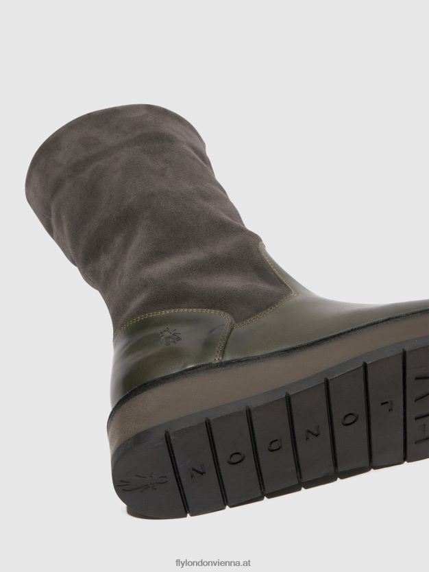 Stiefel mit Reißverschluss rula083 Frauen Fly London ZV2XXB298 Diesel (rosa)