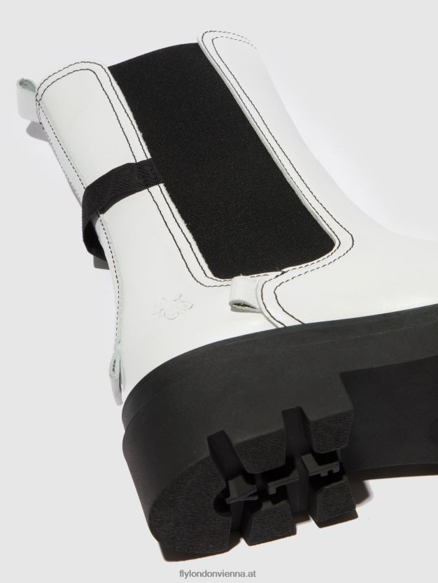 Chelsea-Stiefel judy819 Frauen Fly London ZV2XXB332 Nappa weiß