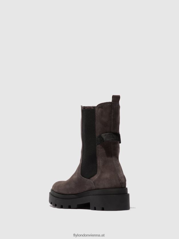 Chelsea-Stiefel judy819 Frauen Fly London ZV2XXB333 Wildleder grau
