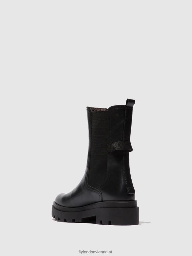 Chelsea-Stiefel judy819 Frauen Fly London ZV2XXB334 Nappa schwarz