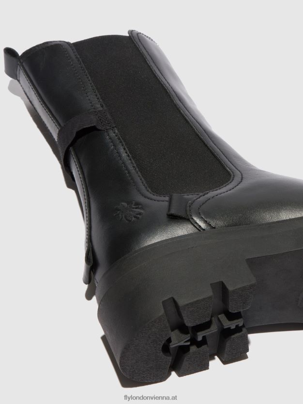 Chelsea-Stiefel judy819 Frauen Fly London ZV2XXB334 Nappa schwarz