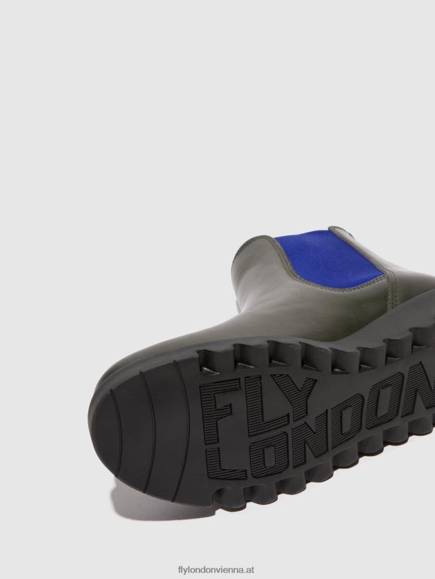 Chelsea-Stiefeletten Frauen Fly London ZV2XXB118 Rettungsdiesel (blau elastisch)