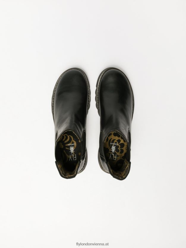 Chelsea-Stiefeletten Frauen Fly London ZV2XXB13 Salbe schwarz