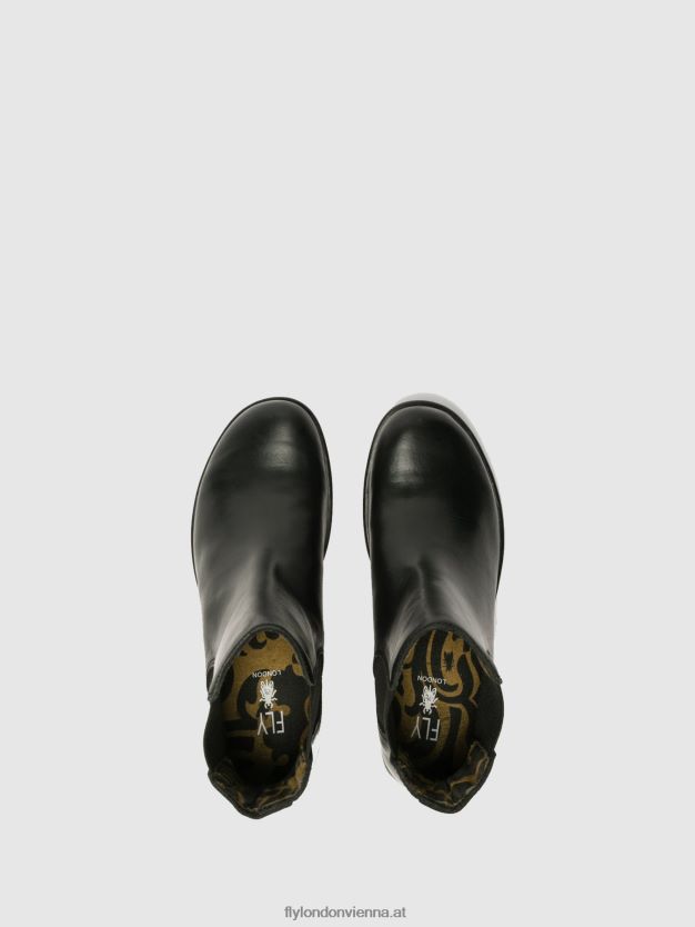 Chelsea-Stiefeletten Frauen Fly London ZV2XXB267 schwarz machen