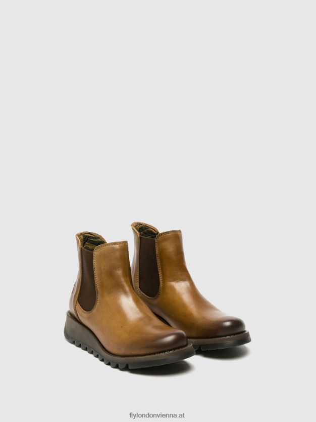 Chelsea-Stiefeletten Frauen Fly London ZV2XXB273 Salv Kamel