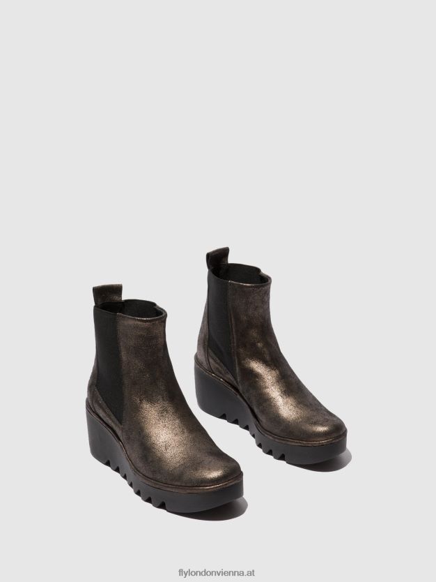 Chelsea-Stiefeletten bagu233 Frauen Fly London ZV2XXB236 cooler Graphit
