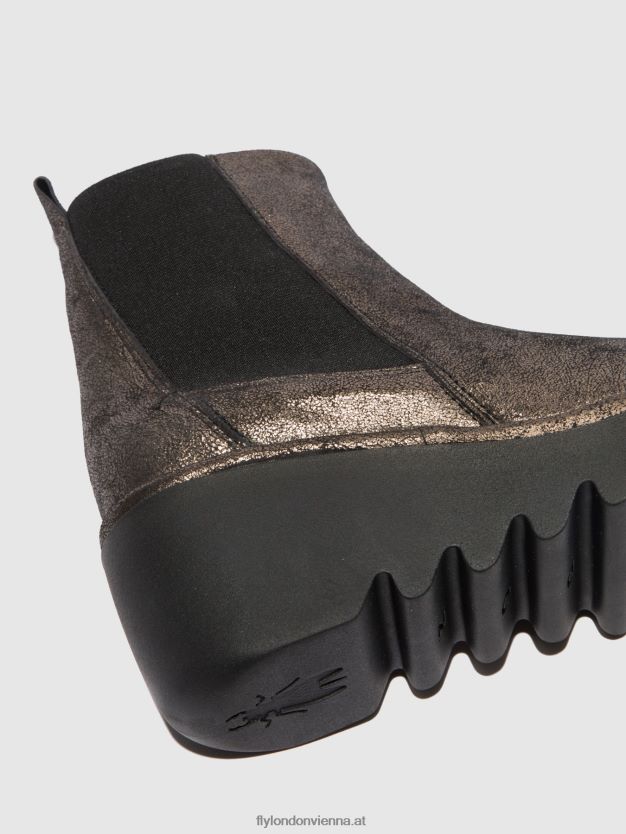 Chelsea-Stiefeletten bagu233 Frauen Fly London ZV2XXB236 cooler Graphit
