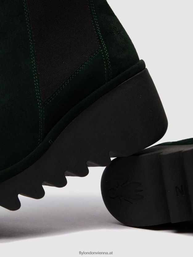 Chelsea-Stiefeletten bagu233 Frauen Fly London ZV2XXB257 Ölsuede grüner Wald