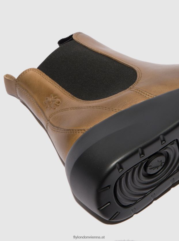 Chelsea-Stiefeletten bety502 Frauen Fly London ZV2XXB233 Teppich Kamel