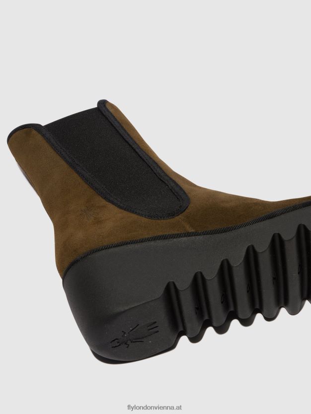 Chelsea-Stiefeletten byro395 Frauen Fly London ZV2XXB148 Schlamm
