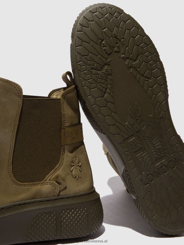 Chelsea-Stiefeletten ebbe479 Frauen Fly London ZV2XXB228 Sorano-Militär