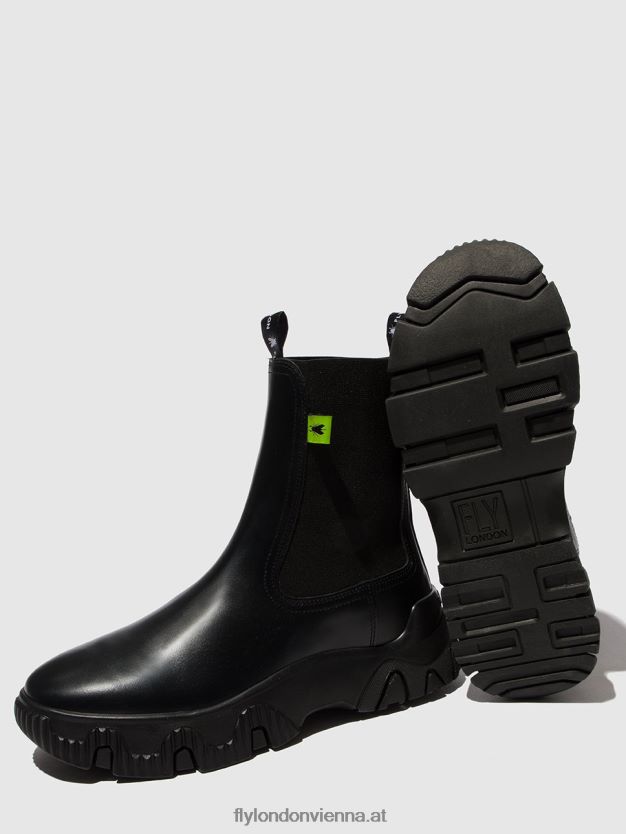 Chelsea-Stiefeletten faty885 Frauen Fly London ZV2XXB159 Tunderschwarz