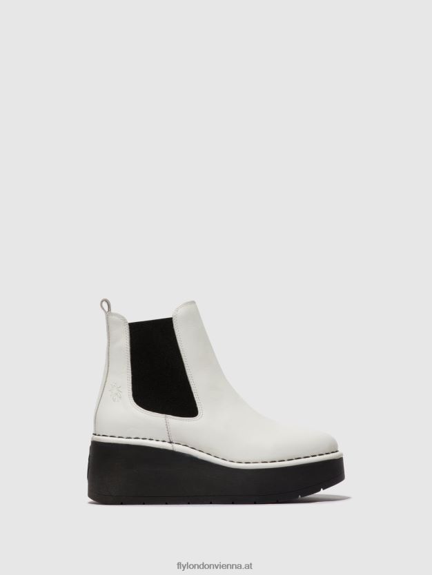Chelsea-Stiefeletten hama238 Frauen Fly London ZV2XXB140 Weiss