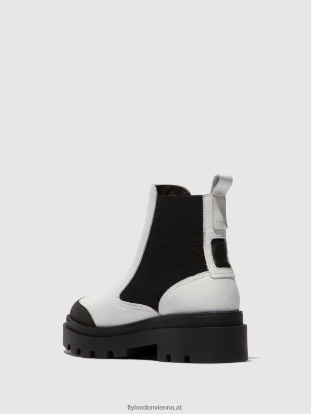 Chelsea-Stiefeletten jeba879 Frauen Fly London ZV2XXB134 Weiss