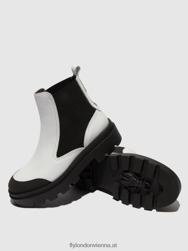 Chelsea-Stiefeletten jeba879 Frauen Fly London ZV2XXB134 Weiss