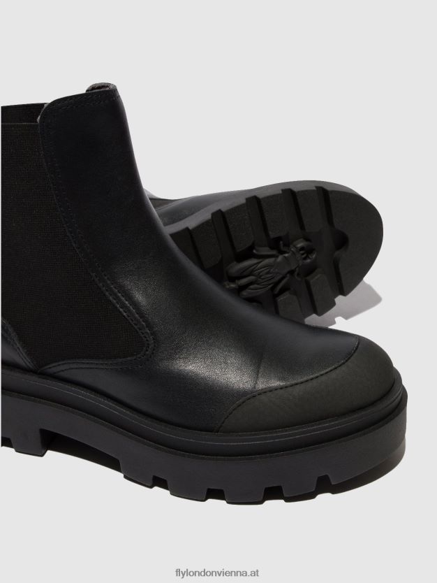 Chelsea-Stiefeletten jeba879 Frauen Fly London ZV2XXB141 Schwarz