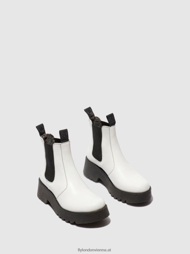 Chelsea-Stiefeletten medi789 Frauen Fly London ZV2XXB222 Teppich cremefarben