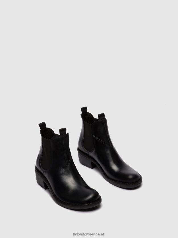 Chelsea-Stiefeletten meme030 Frauen Fly London ZV2XXB255 Teppich schwarz