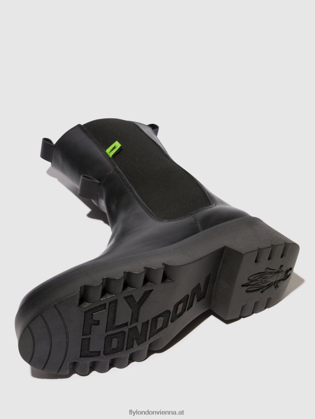 Chelsea-Stiefeletten mide904 Frauen Fly London ZV2XXB136 Schwarz