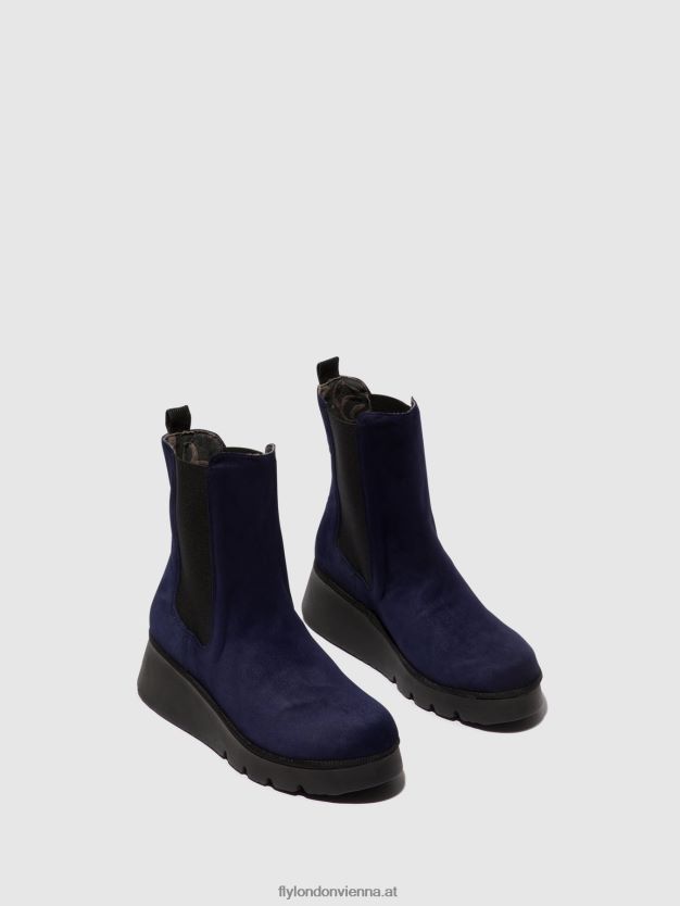 Chelsea-Stiefeletten paty405 Frauen Fly London ZV2XXB127 Marine